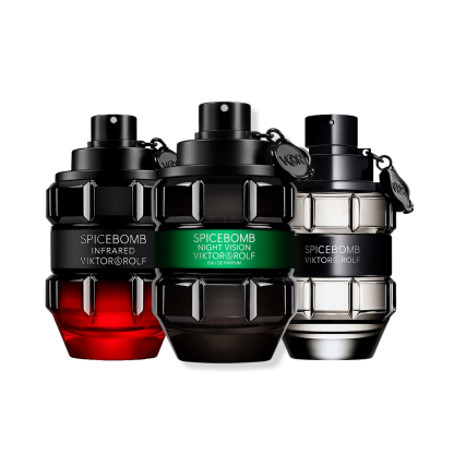 Combo de 3 perfumes - Spicebomb Vision Night, Eau de toilette, Infrared