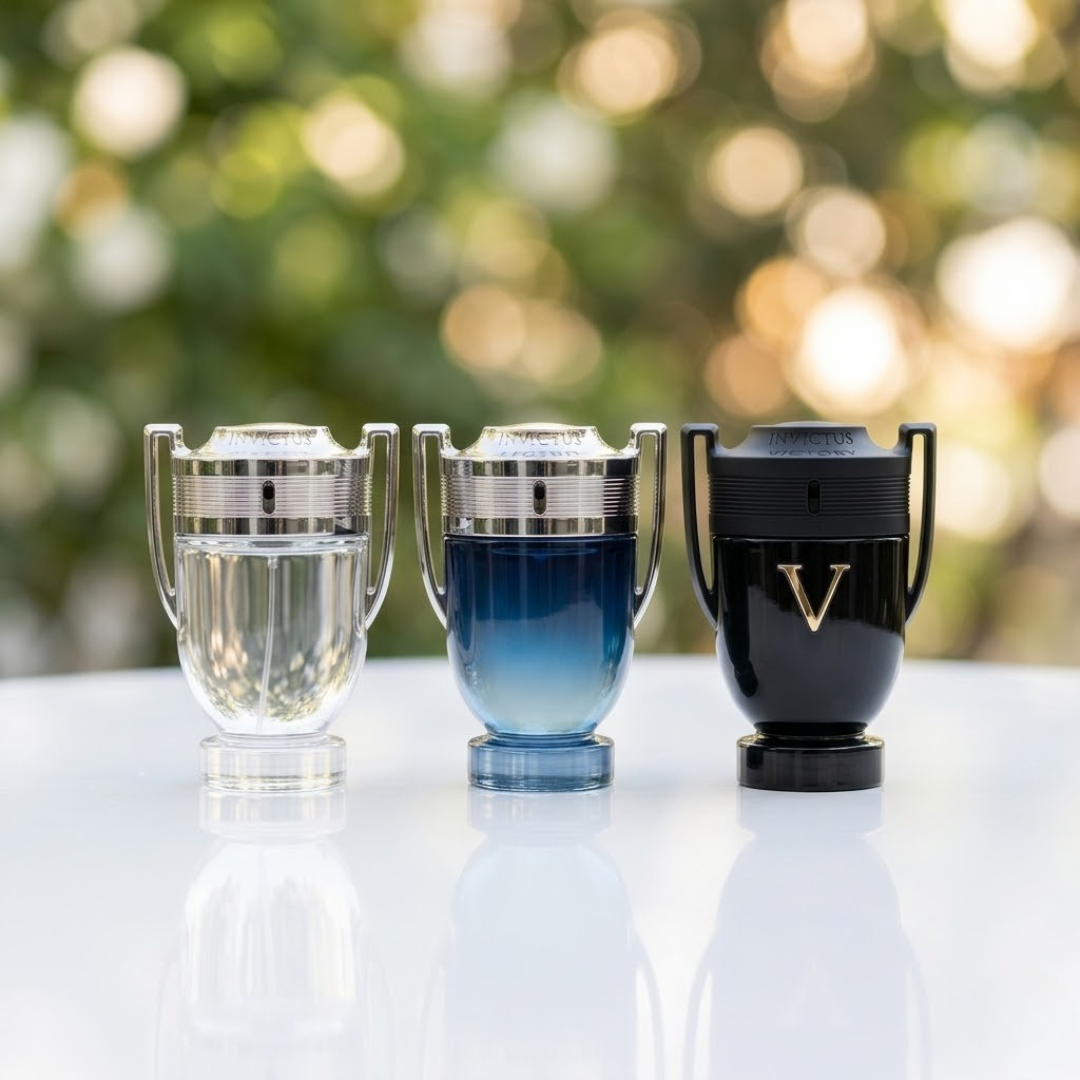 Combo de 3 perfumes -  Invictus, Invictus Legend, Invictus Victory