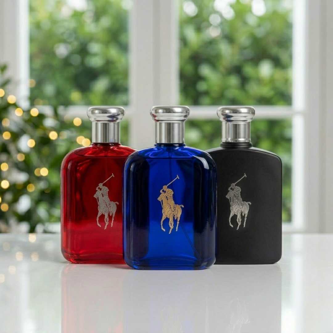 Combo de 3 perfumes -  Polo Red, Polo Blue, Polo Black