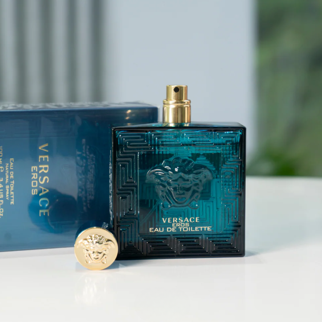 Combo de 4 perfumes - Bleu de Chanel, Eros, Sauvage, Creed Aventus