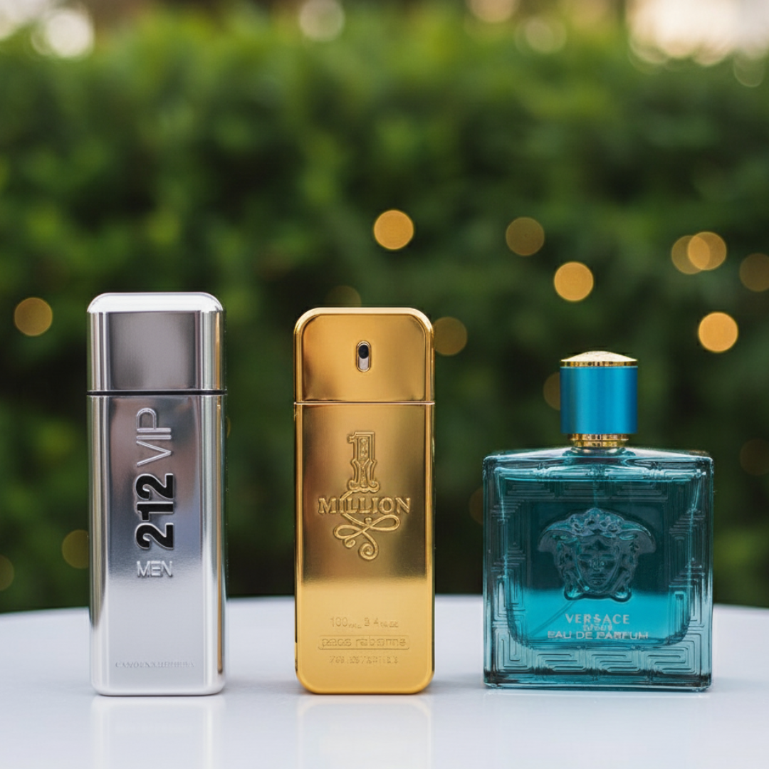 Combo de 3 perfumes -  One Milion, 212 Vip, Eros
